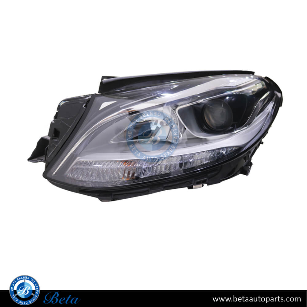 Left Side Headlamp Normal with LED (Left) for Mercedes GLE-Class 2015-2018 models, Part Number 1668201759 Left Side Headlamp Normal with LED (Left) for Mercedes GLE-Class 2015-2018 models, Part Number 1668201759